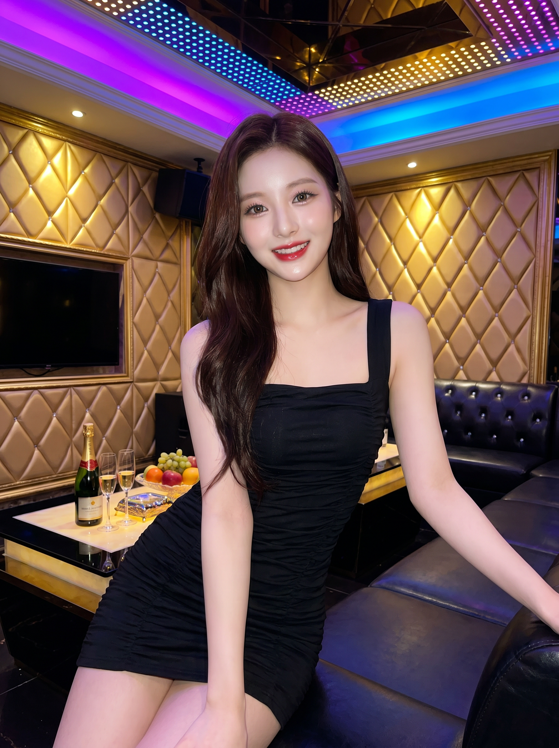 잠실 갤럭시가라오케 룸 내부